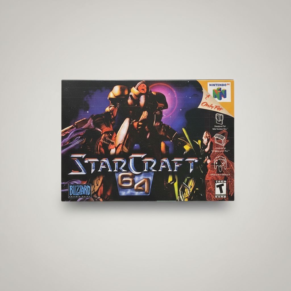 Starcraft 64 — Game & Box for Nintendo 64