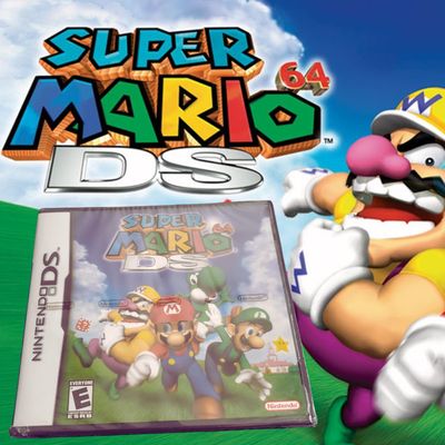Super Mario 64 Nintendo DS cartridge – 3D platformer remake.