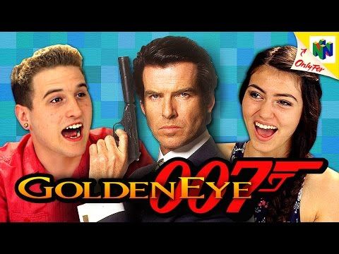 GOLDENEYE 007 (N64) (Teens React: Retro Gaming)