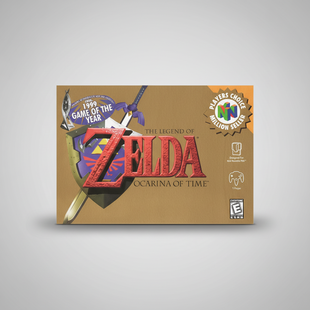 Zelda Ocarina of Time & Zelda Majoras Mask for Nintendo 64! 3