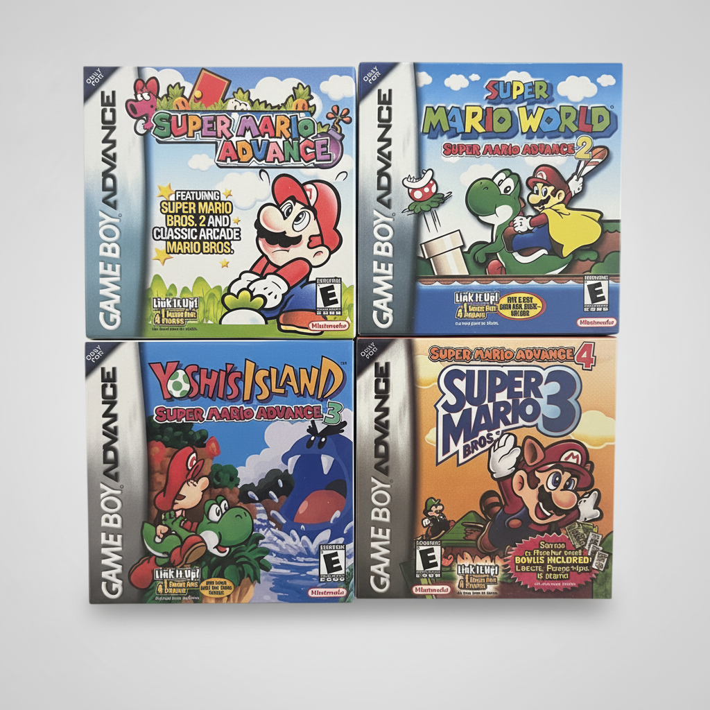 Super Mario Advance 1,2,3,4 for Gameboy Advance! 2