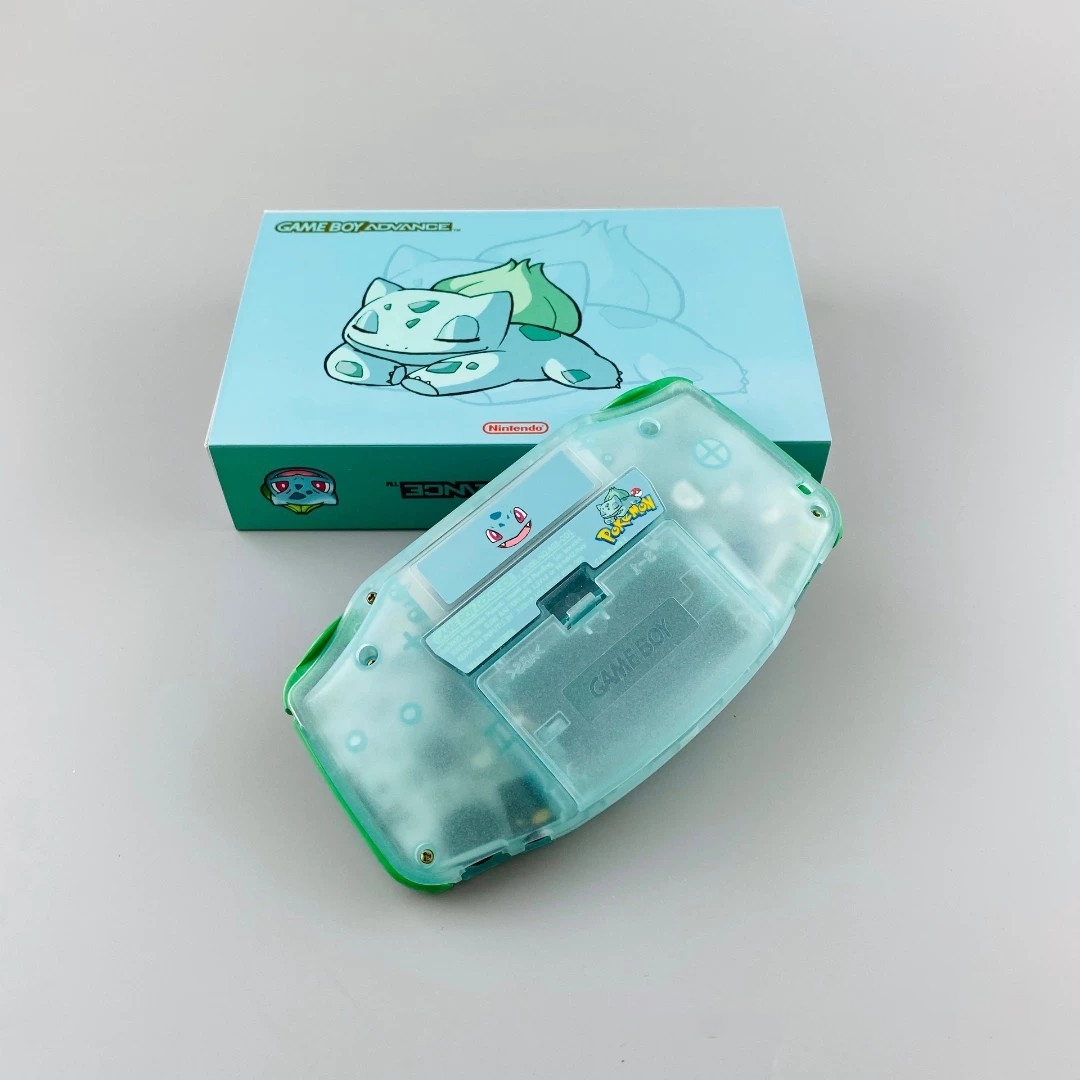 Gameboy Advance Console (IPS) — Game Boy Advance — Bulbasaur GBA W & Generic Box 6