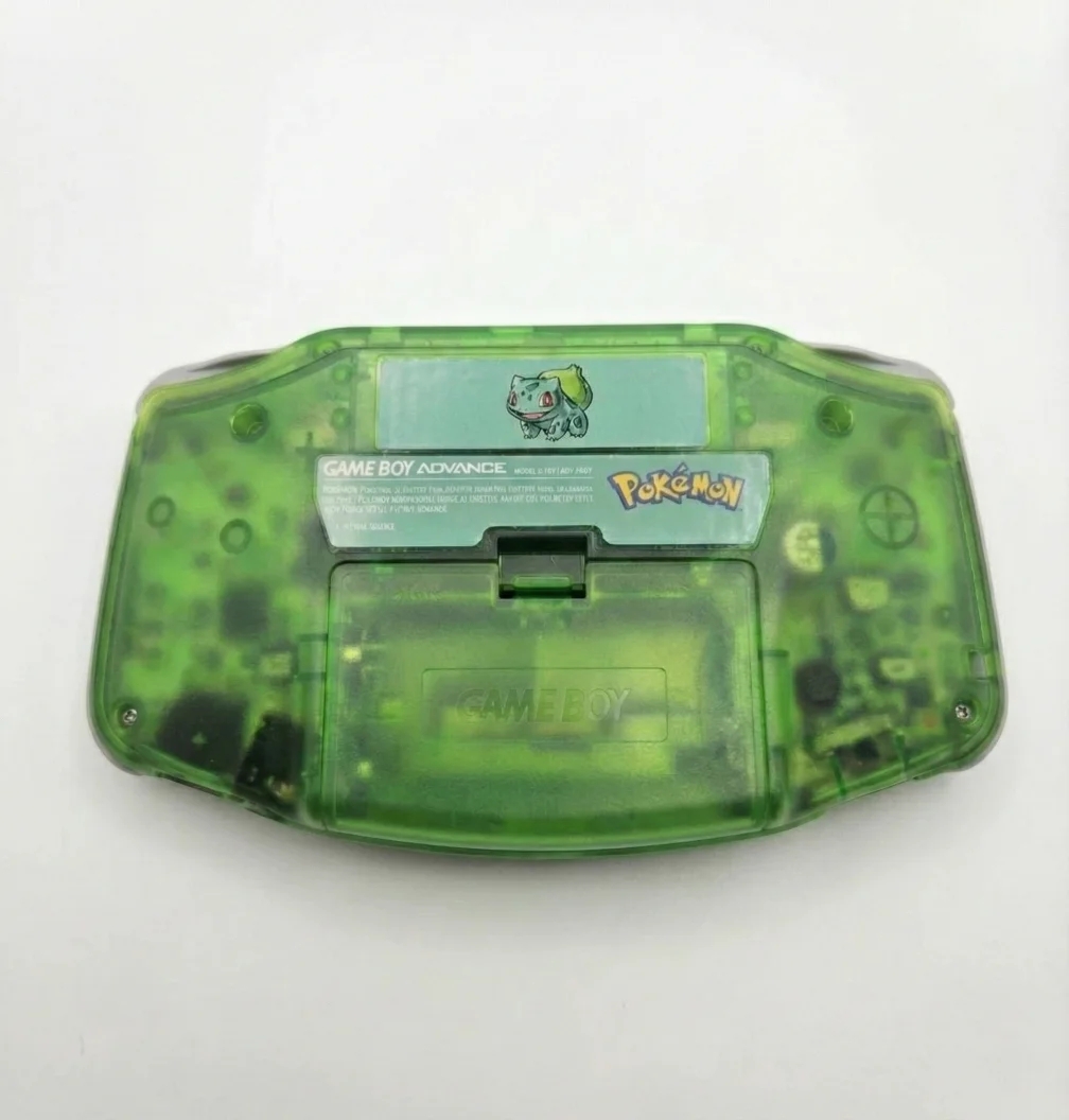 Gameboy Advance Console (IPS) — Game Boy Advance — Bulbasaur GBA W & Generic Box 4
