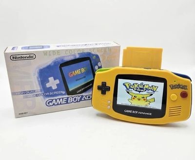 Pikachu Gameboy Advance Console (IPS) | Pokemon Edition (GBA)