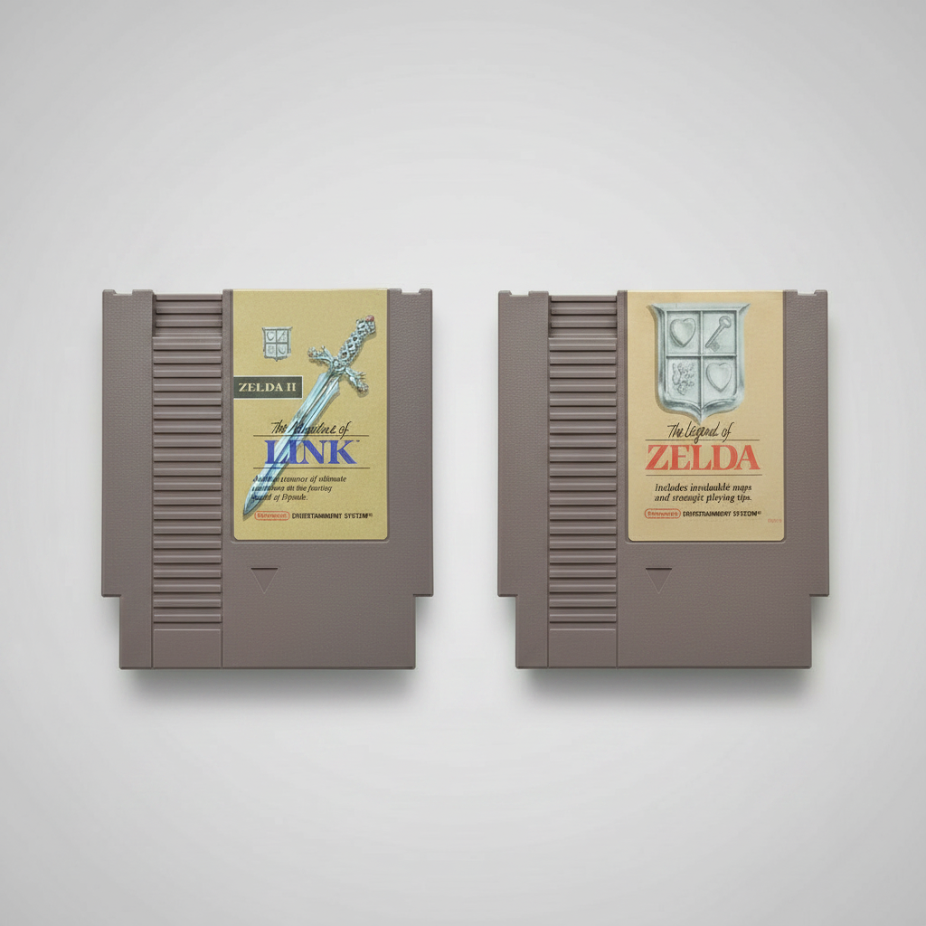 The Legend of Zelda & Zelda 2 Adventure of Link for NES!
