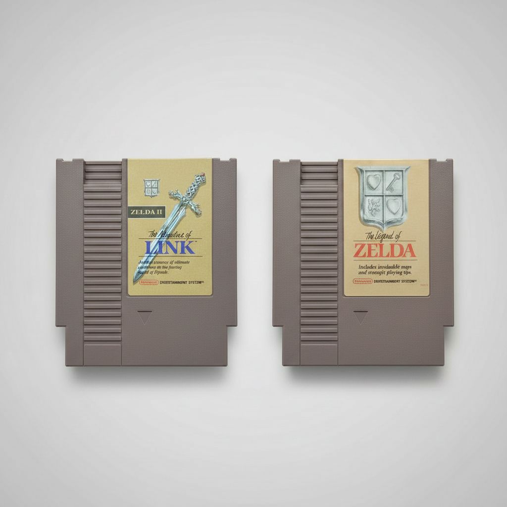 The Legend of Zelda &amp; Zelda 2 Adventure of Link for NES!