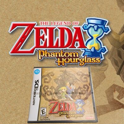 The Legend of Zelda: Phantom Hourglass Nintendo DS cartridge – stylus-controlled adventure.
