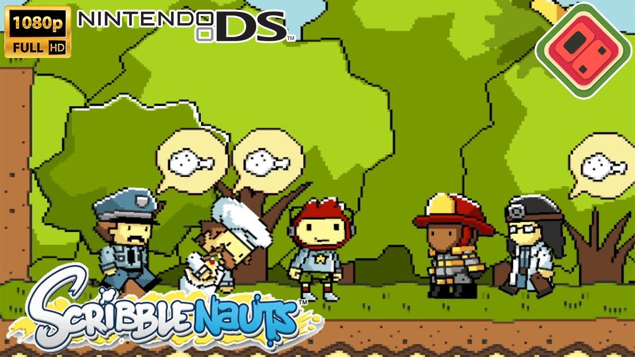 Scribblenauts DS HD Gameplay (MelonDS)
