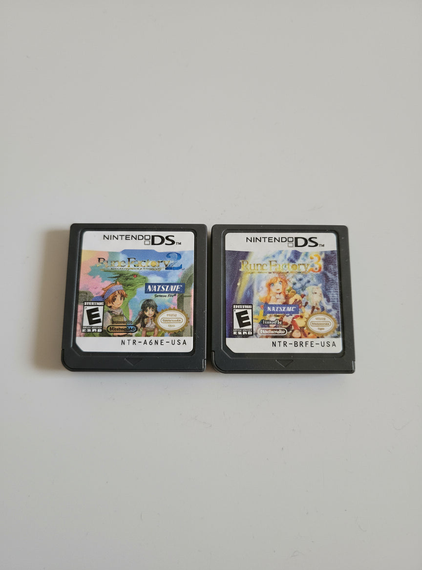 Rune Factory 2 & 3 Fantasy Harvest Moon for Nintendo DS!