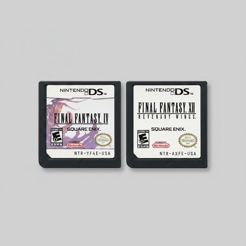 Final Fantasy IV & XII - DS Game Cartridges
