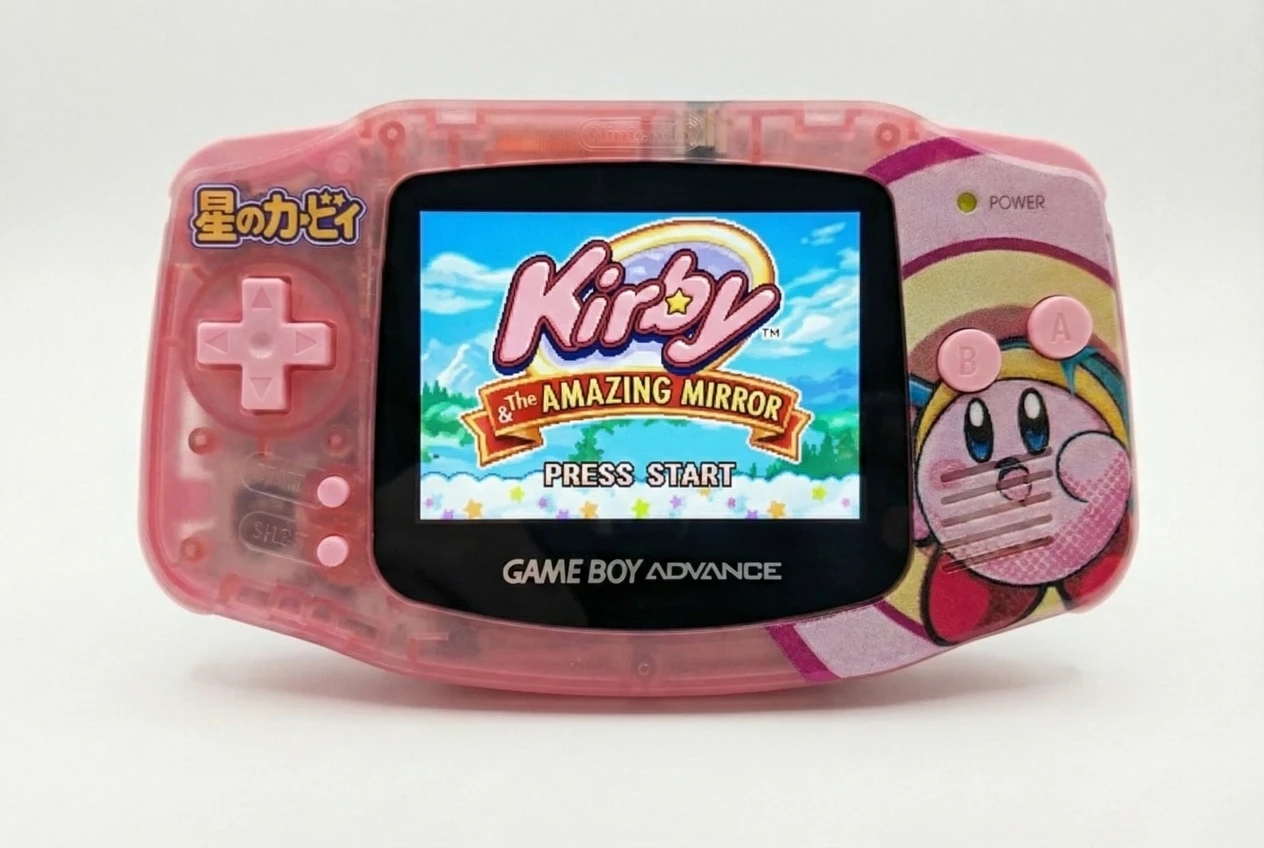 Kirby Gameboy Advance Console (IPS) — Game Boy Advance 3