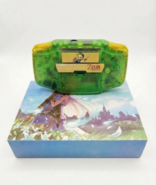Zelda Gameboy Advance Console (IPS) — Game Boy Advance — Zelda GBA W & Blue Box 3