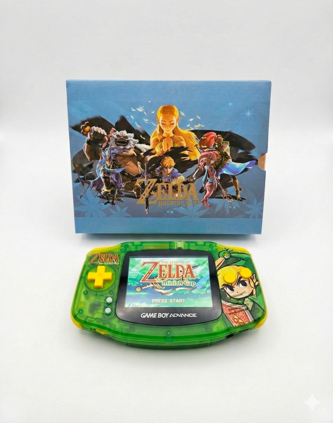 Zelda Gameboy Advance Console (IPS) — Game Boy Advance — Zelda GBA W & Blue Box