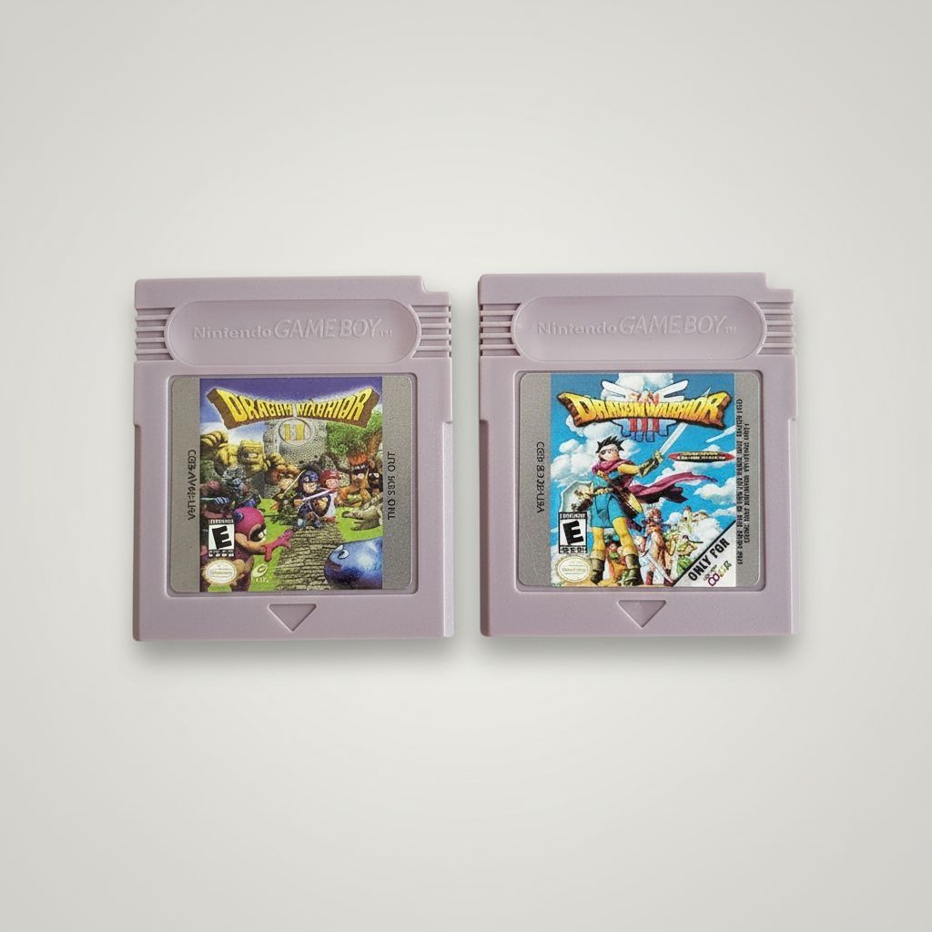 Dragon Warrior 1, 2, & 3 for Gameboy Color — Complete Bundle (Cartridges Only) for Gameboy Color (GBC)