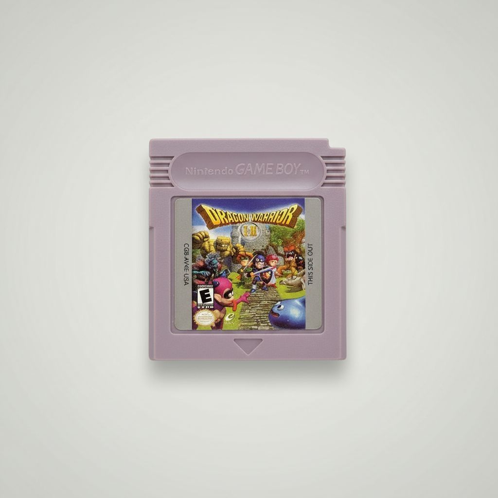 Dragon Warrior 1 & 2 for Gameboy Color (GBC)