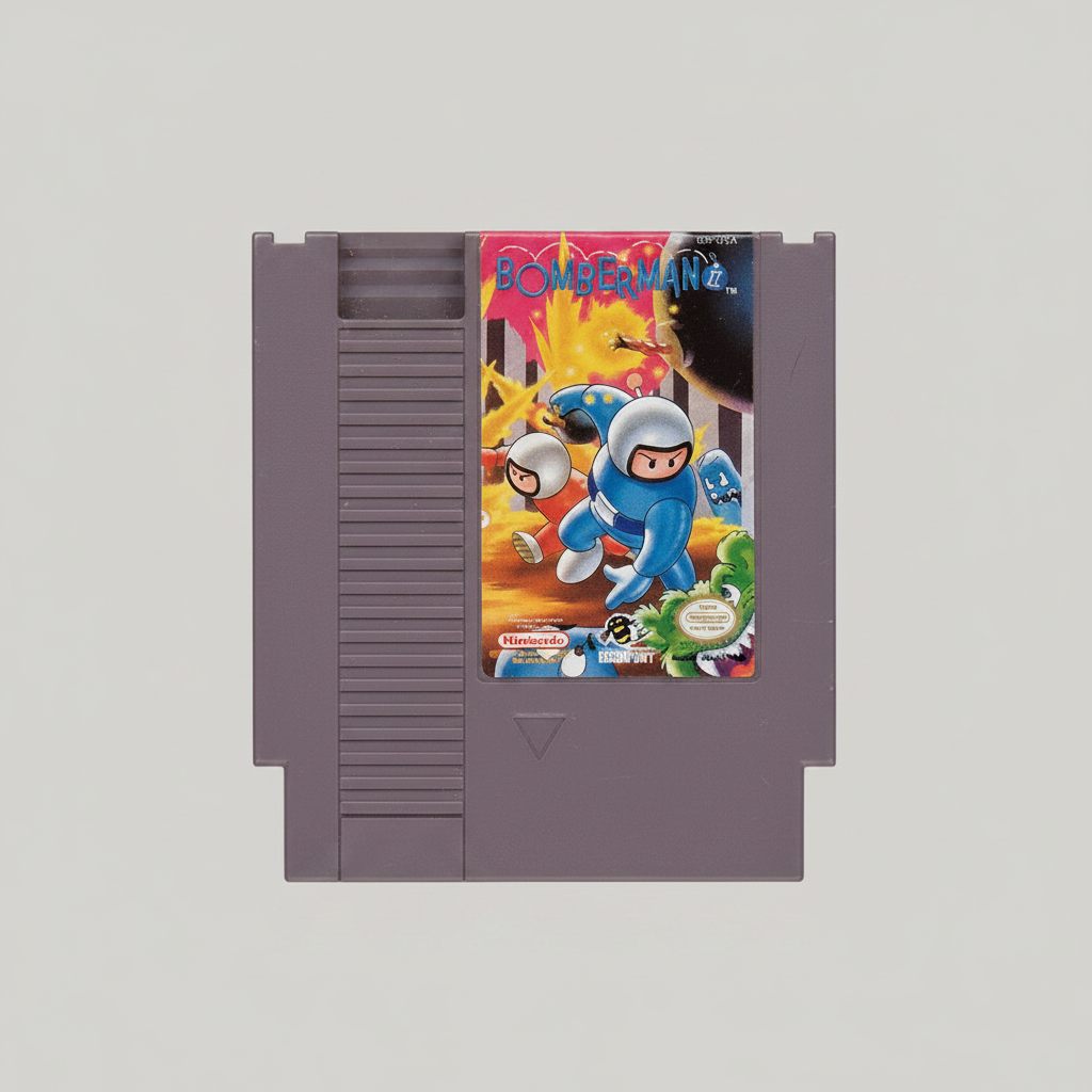 Bomberman 1 & 2 (NES Game Cartridges) 6