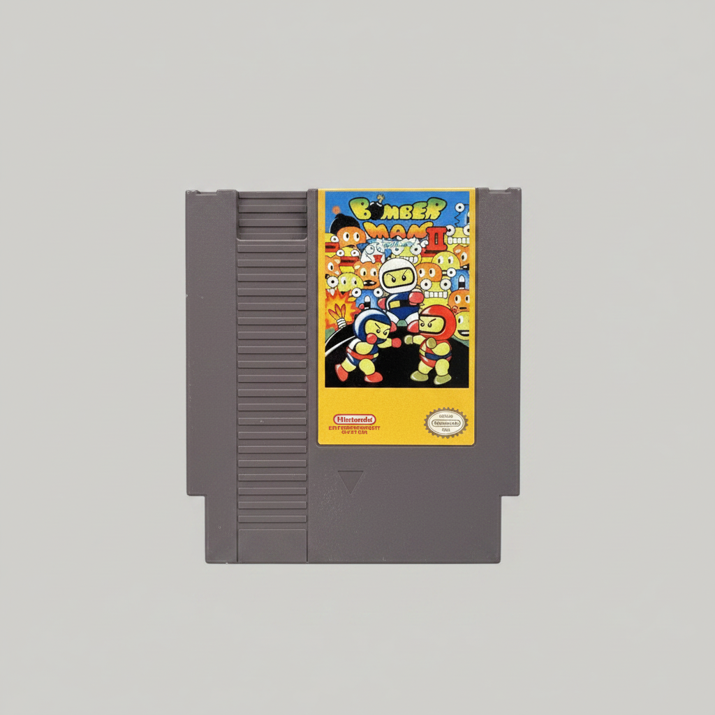 Bomberman 1 & 2 (NES Game Cartridges) 3