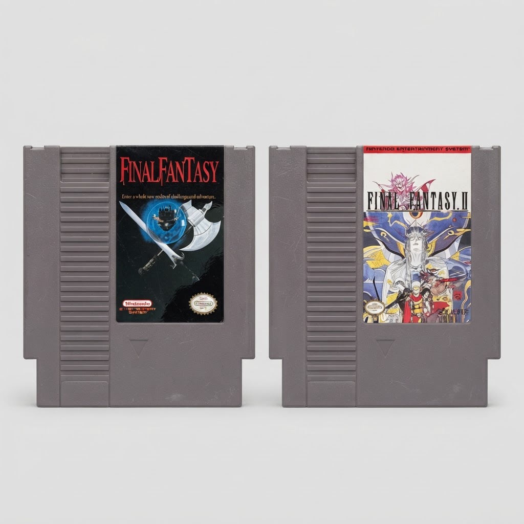 Final Fantasy 1 & 2 – Nintendo Entertainment System (NES) FF RPG Games