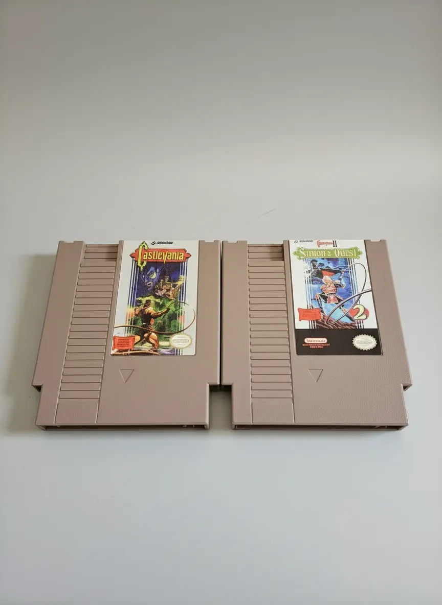 Castlevania & Castlevania 2 Simon's Quest — Complete Bundle (Cartridges Only) for Nintendo (NES)