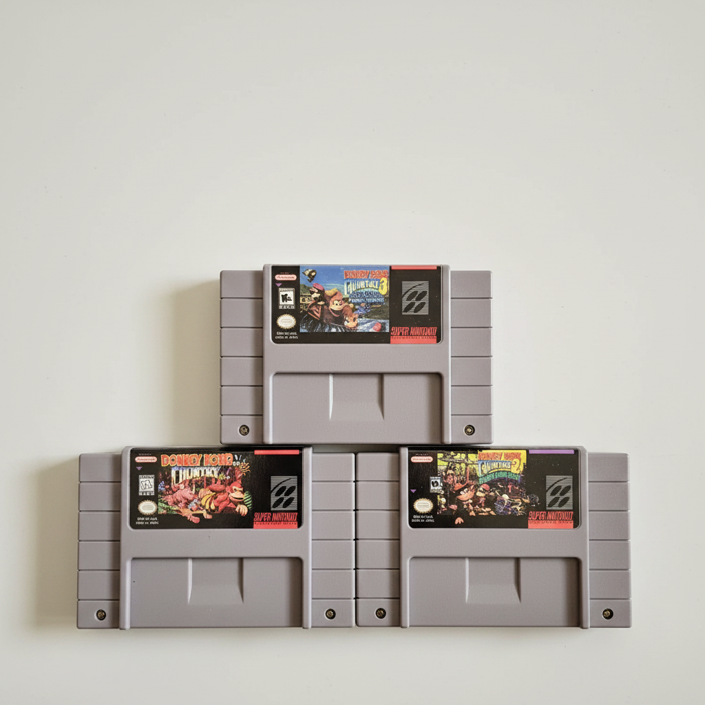 Donkey Kong Country Games 1, 2, & 3 (SNES)