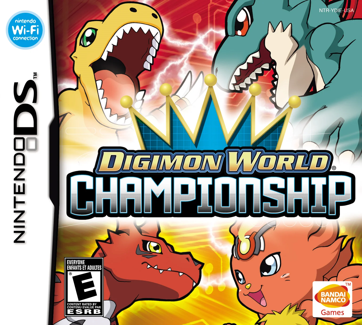 Digimon World Championship – Nintendo DS (NDS) Strategy Simulation Game front cover art
