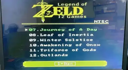 Zelda Super 12 in 1 for NES 3