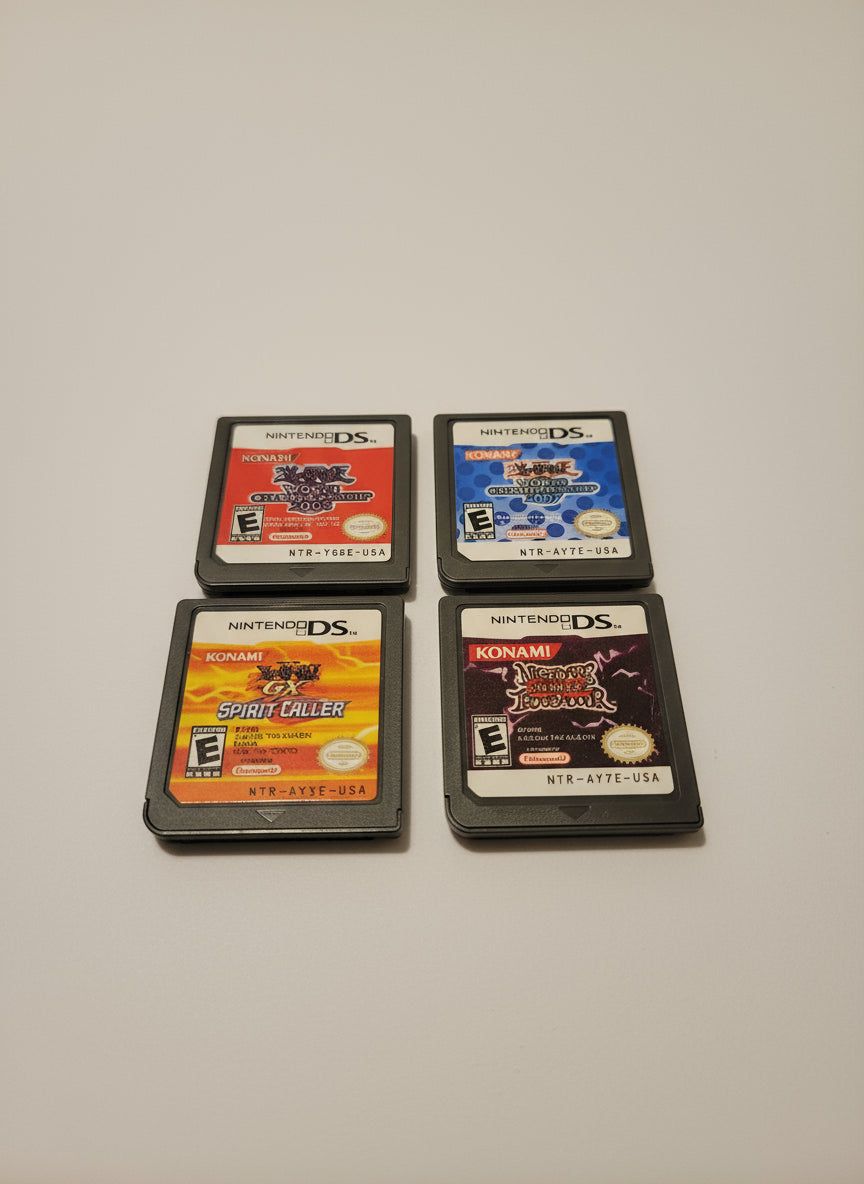 Yu-Gi-Oh World Championship, Spirit Caller, & Nightmare in Toubadoor — Complete Bundle (Cartridges Only) for Nintendo DS