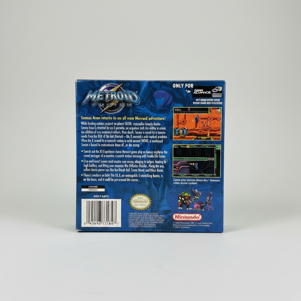 Metroid Fusion Gameboy Advance Game (GBA) 2