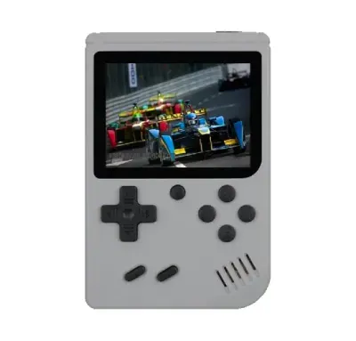 Gameboy All in 1 Console – 400 Classic Games, TV Output & 2-Player — Plug & Play Console — White