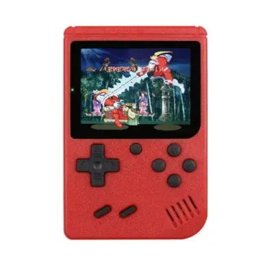 Gameboy All in 1 Console – 400 Classic Games, TV Output & 2-Player — Plug & Play Console — Red