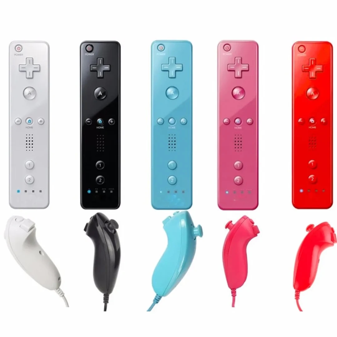 Wii Remote & Nunchuk Controller with Motion Plus – Compatible for Nintendo Wii & Wii U