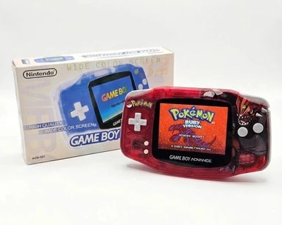 Groudon Gameboy Advance Console (IPS) | Pokemon Edition (GBA)