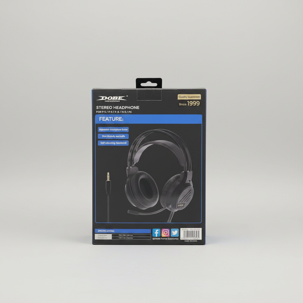 DOBE Stereo Gaming Headphone with Mic - PS5, PS4, Xbox, Switch, PC Compatible Headphones 5