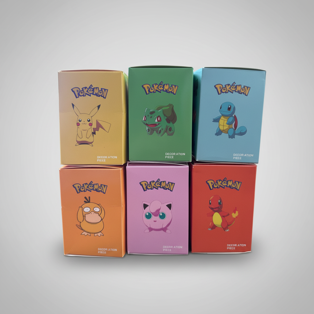 Pokémon Gen 1 (6 Figures) - Pikachu, Charmander, Squirtle, Bulbasaur, Psyduck, & Jigglypuff 10