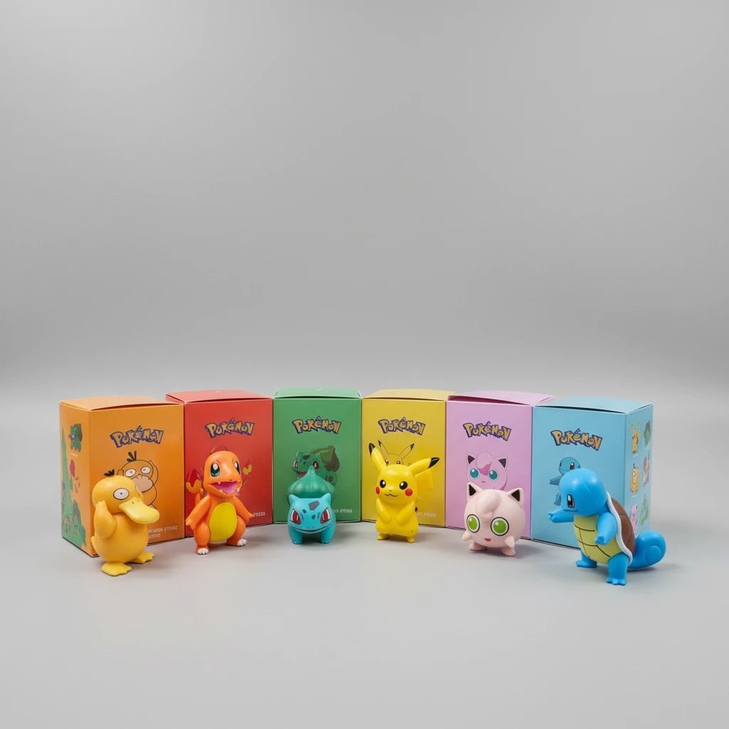 Pokémon Gen 1 — Complete 6-Piece Set