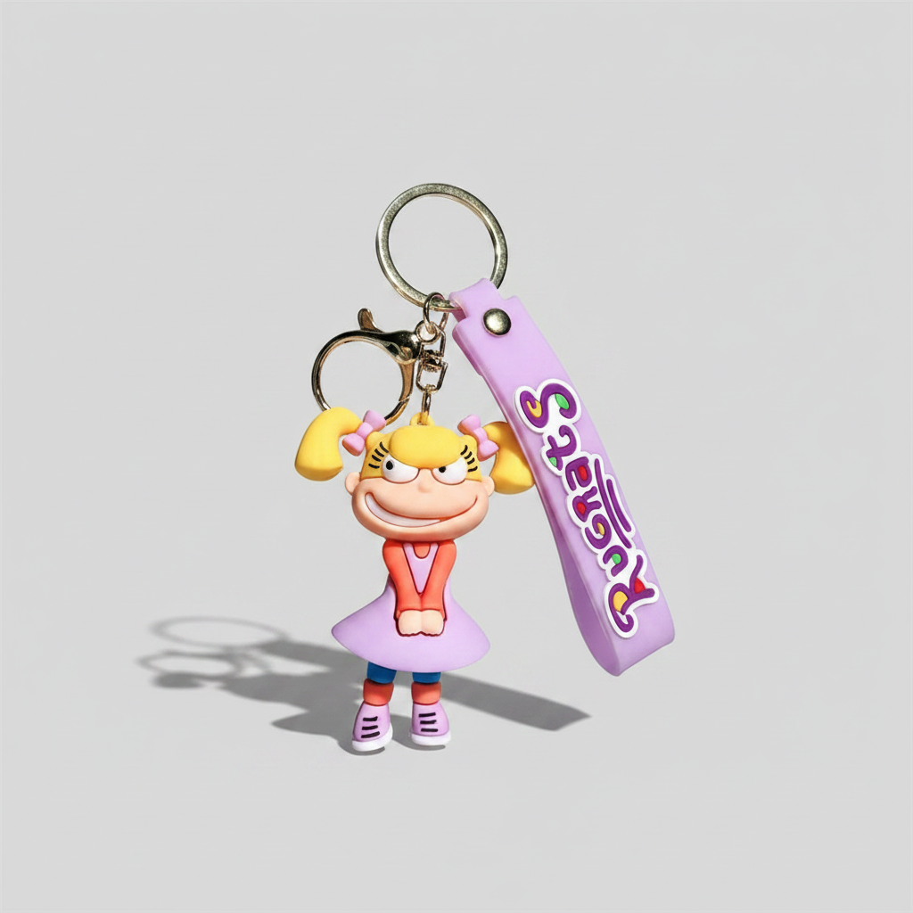 Rugrats Character Keychains - Angelica, Tommy, & Chuckie 3