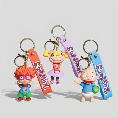 Rugrats Character Keychains - Angelica, Tommy, &amp; Chuckie
