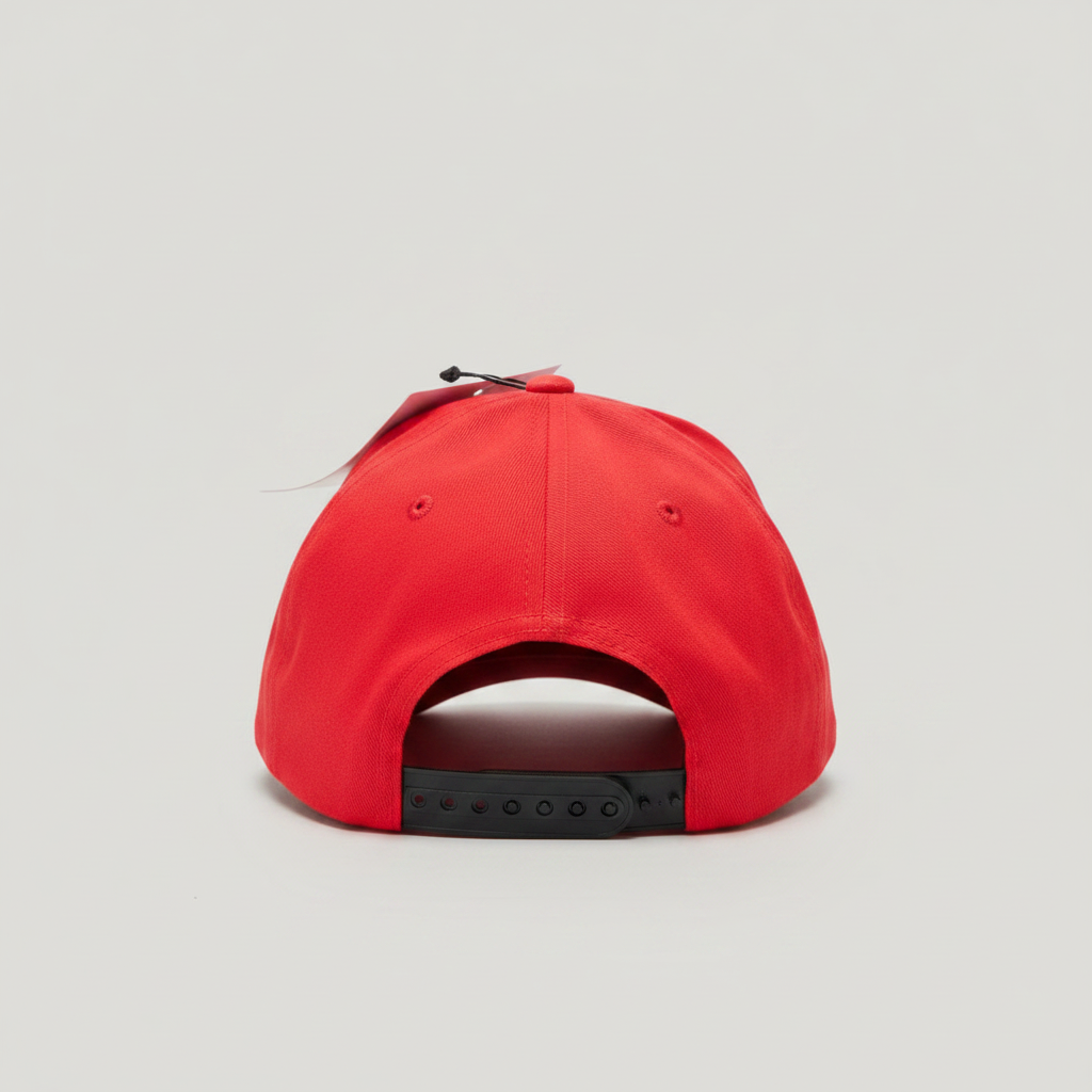Mario Classic Red Baseball Cap - Embroidered 'M' Logo - Adjustable — Red 4