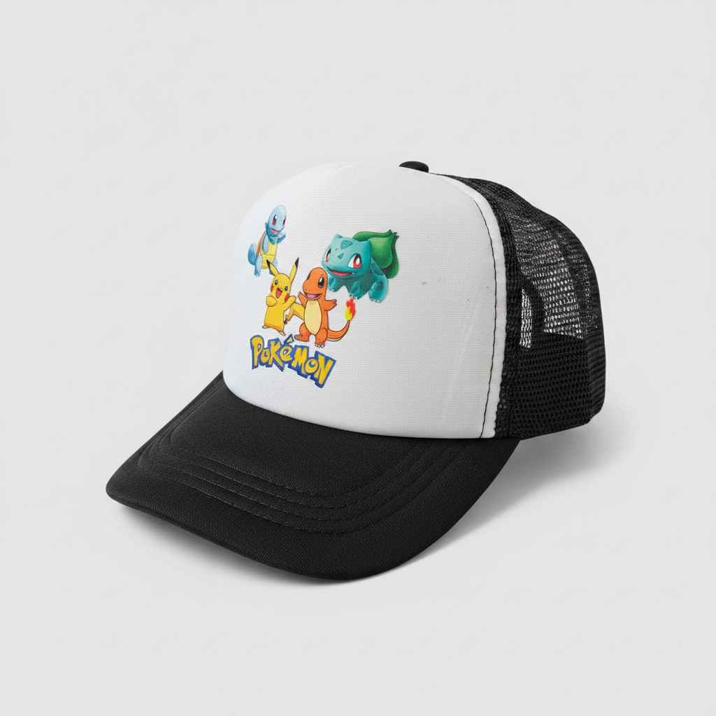 Pokémon Starters & Pikachu Trucker Hat - Mesh Cap 3