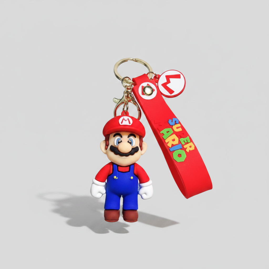 Mario Super Mario Bros. Keychains - Mario, Luigi, & Yoshi 2