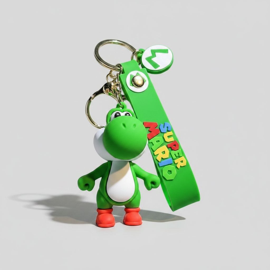 Yoshi Super Mario Bros. Keychain
