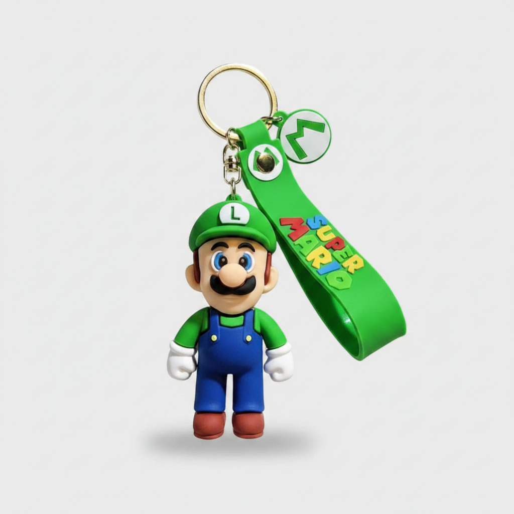 Mario Super Mario Bros. Keychains - Mario, Luigi, & Yoshi 3