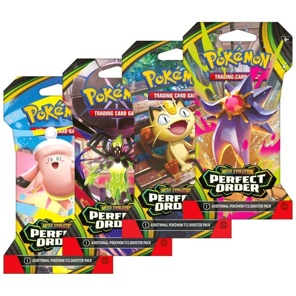 Mega Evolution: Perfect Order Pokémon TCG Sleeved Booster Pack - Factory Sealed