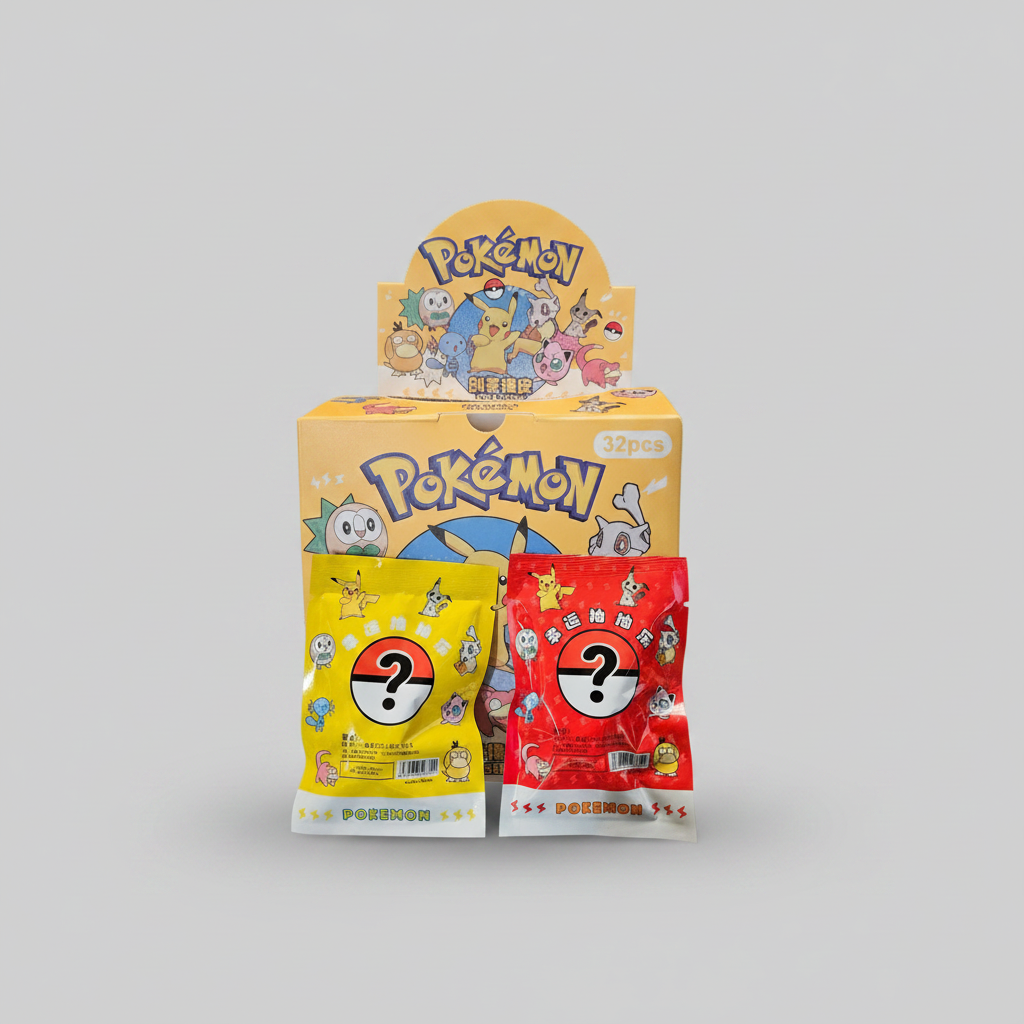 Pokemon Character Pencil Erasers - Mystery Pack 2