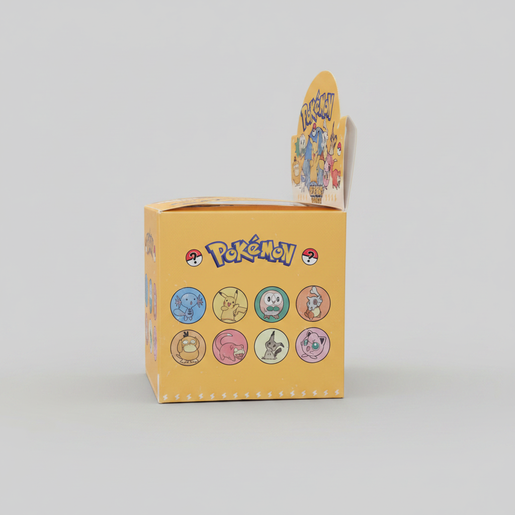 Pokemon Character Pencil Erasers - Mystery Pack 8