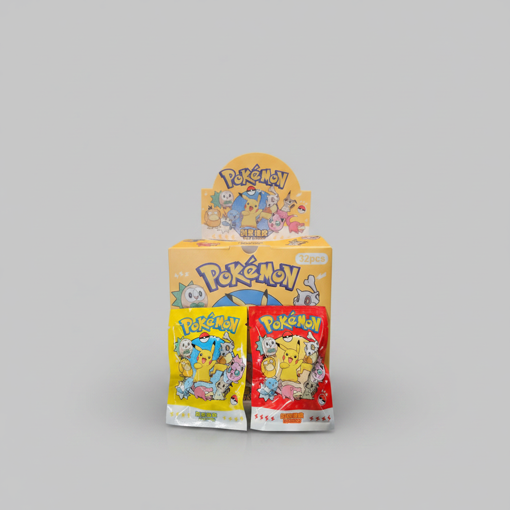 Pokemon Character Pencil Erasers - Mystery Pack