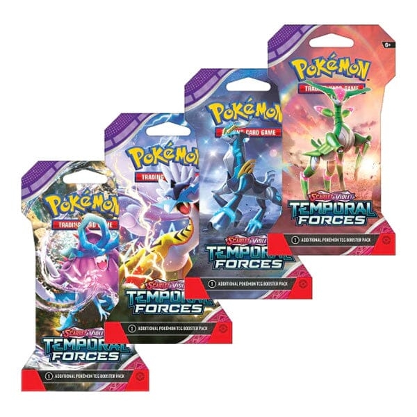 Scarlet & Violet: Temporal Forces Pokémon TCG Sleeved Booster Pack - Factory Sealed
