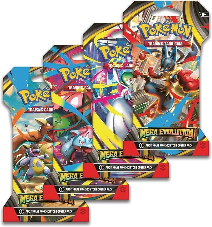 Mega Evolution Pokémon TCG Sleeved Booster Pack - Factory Sealed