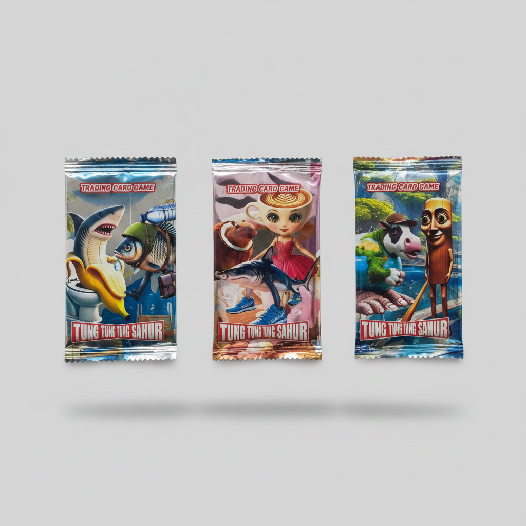 Tung Sahur Brain Rot TCG Booster Packs & Boxes | Meme Card Game 2