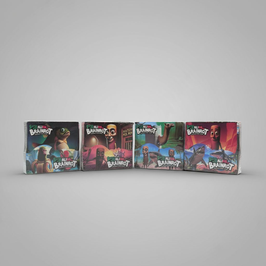 Tung Sahur Brain Rot TCG — Booster Box (Random Art)